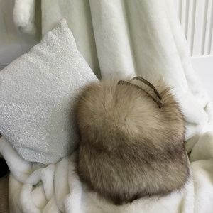 Genuine Fox Fur Hand Muff